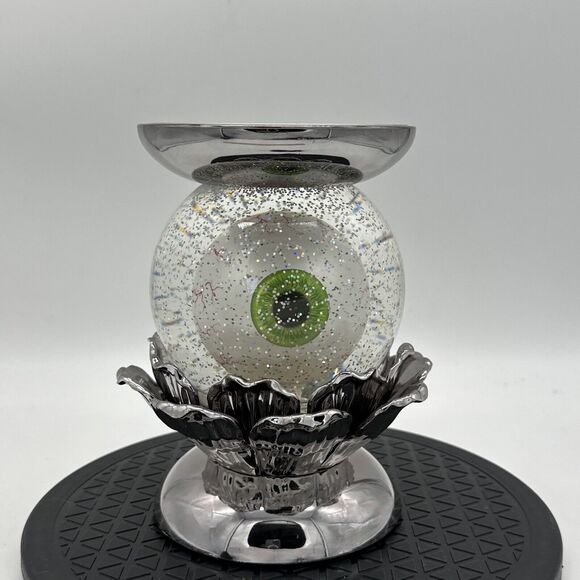 2022 Bath & Body Works Halloween WATER GLOBE EYE Pedestal Candle Holder - Picture 1 of 7